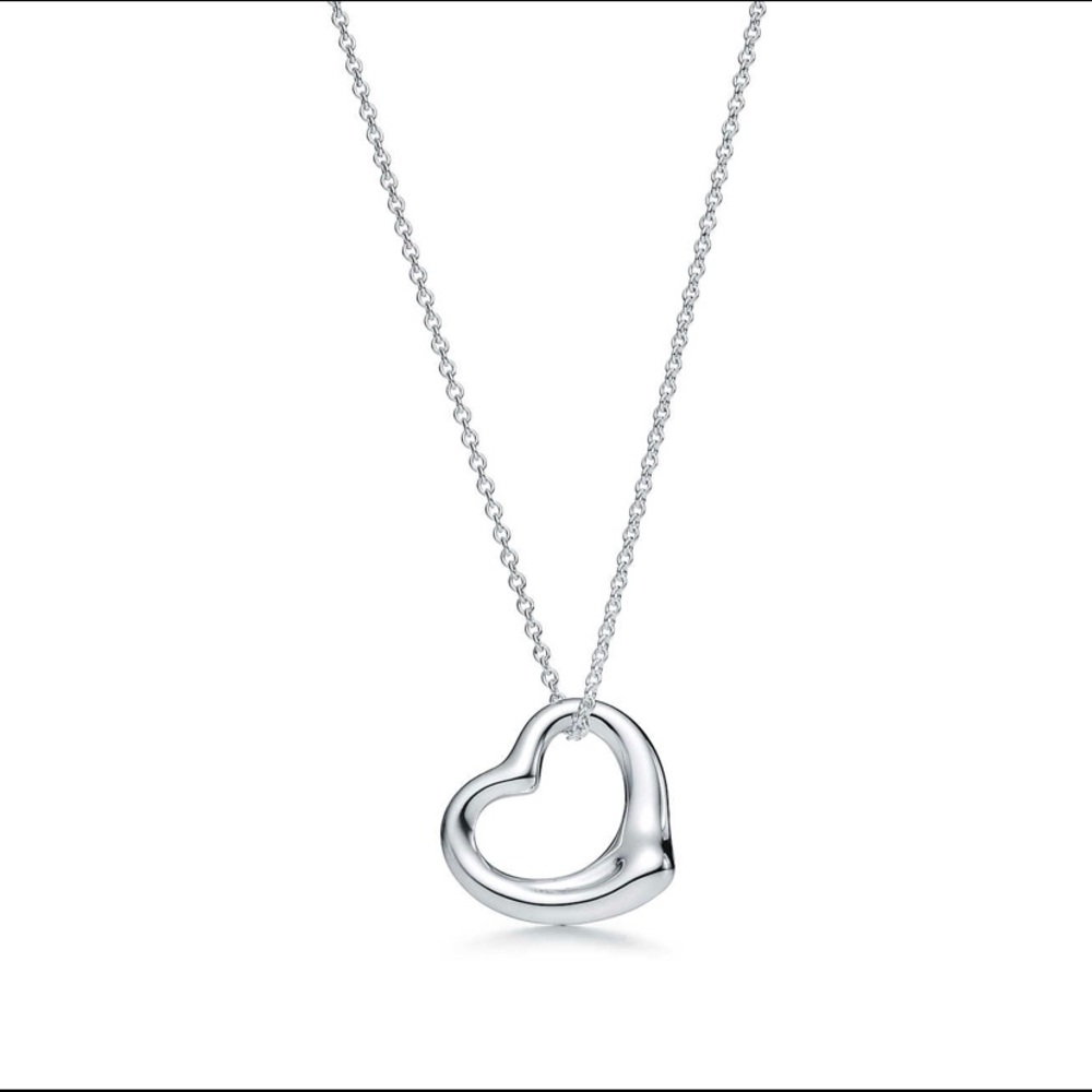Tiffany & Co. open heart pendant - 27mm